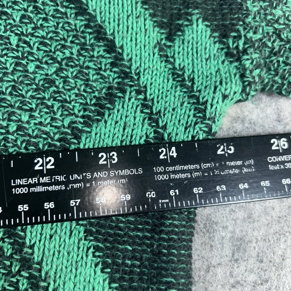 Vintage Bonwit Teller Men's XL Knit Sweater Green Long Sleeve‎ Crewneck Grandpa